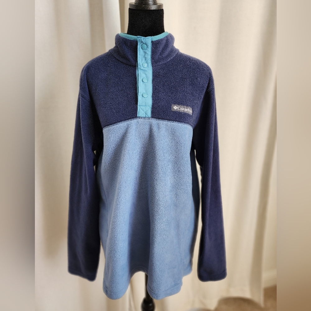 Columbia 1/4 snap Ladies Fleece Pullover size M
